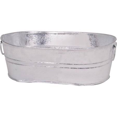 4 Gallon Hot Dipped Oval Tub, Case of 6 M71960