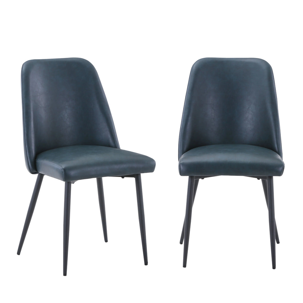 Solid Acacia Five Piece Dining Set with Upholstered Chairs Z4999
