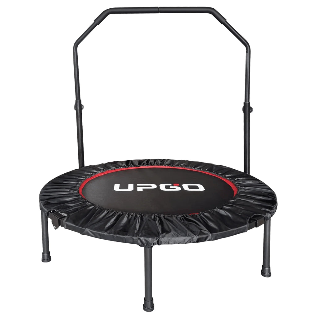 40 Foldable Fitness Trampoline with Adjustable Foam Handle L5620