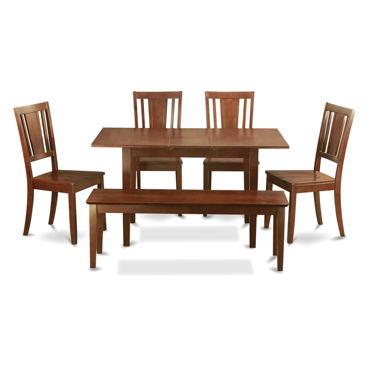 6 Piece Mahogany Wood Dining Table Set G905