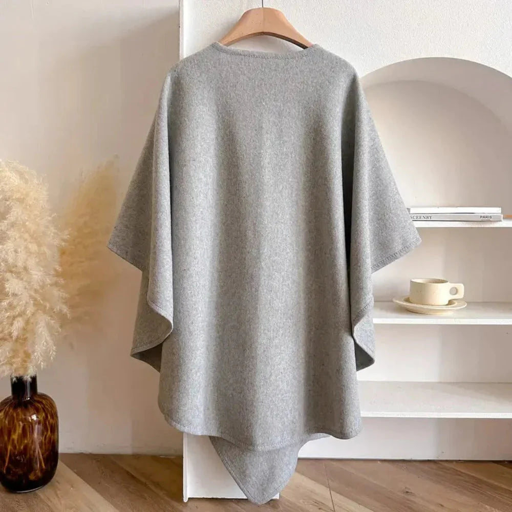 Solid Color Cape Shawl C777
