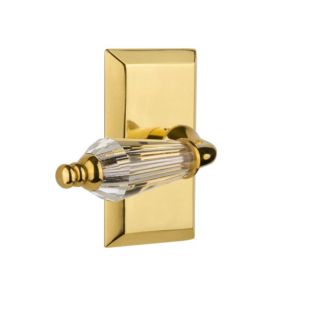 Polished Brass Passage Parlor Lever D71818