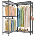 L Shaped Corner Garment Rack U20449