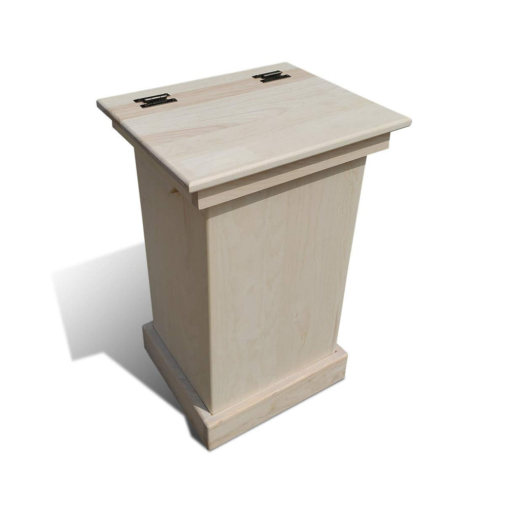 Lift Top Solid Wood Trash Can Cabinet K733043