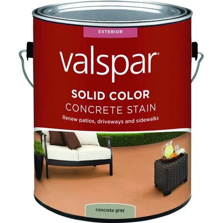 Solid Gray Concrete Stain Gallon (Case of 4) F201712