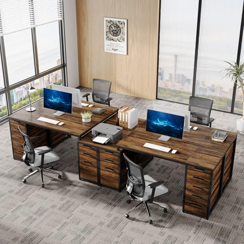 63" Computer Desk with 8 Drawers P38584