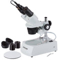 10X-20X-30X-60X Stereo Microscope with 2-Lights and 1.3MP USB Camera A47590