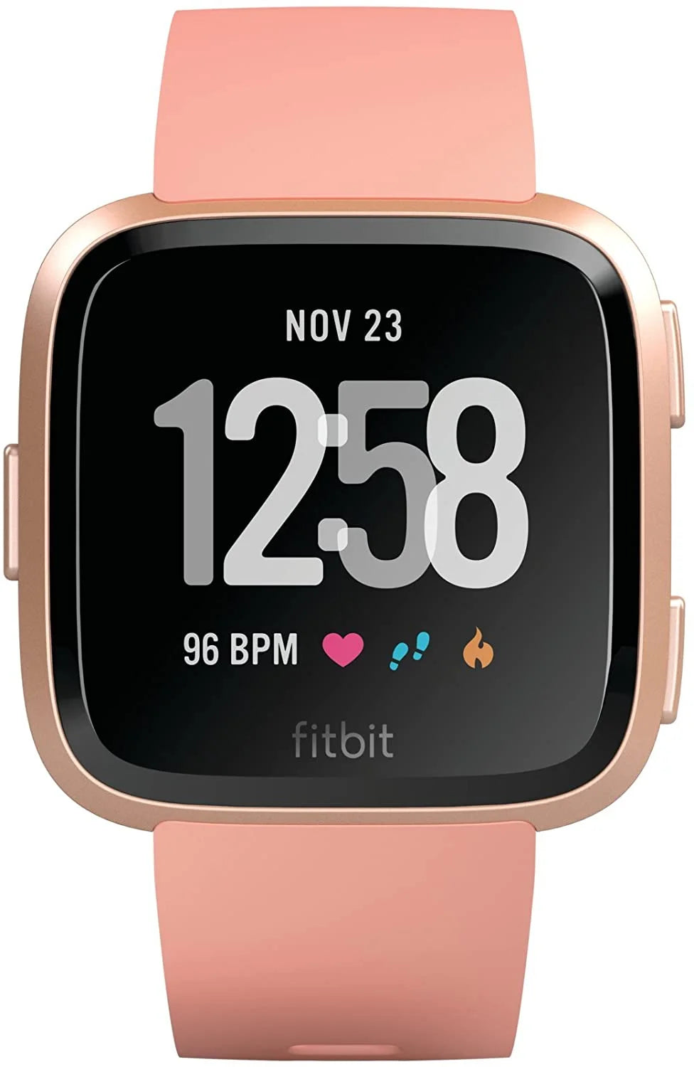 Used Peach Rose Gold Aluminium Smart Watch L9678