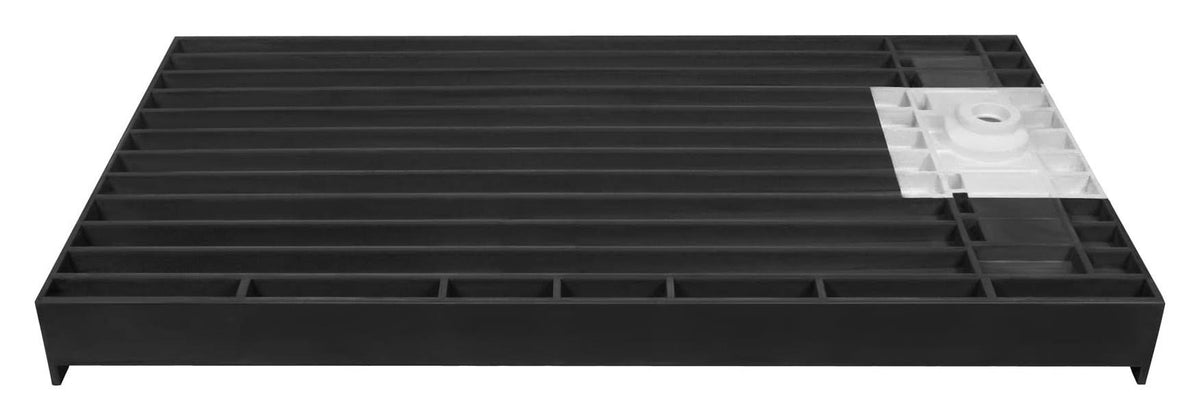 Single Threshold Shower Base with Drain O50233