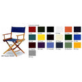 Tall Directors Chair Natural Frame Navy Canvas E3580