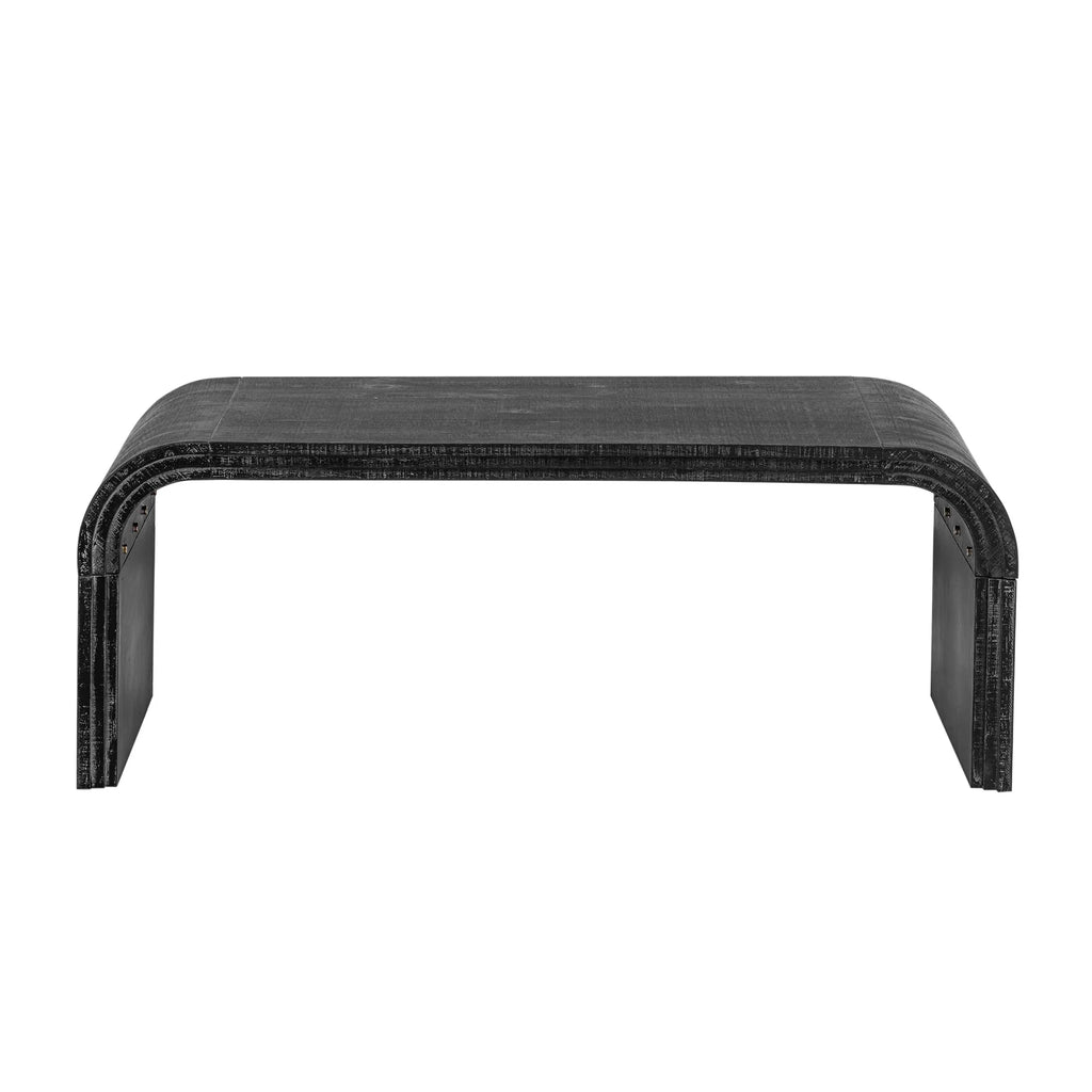 Antique Black Coffee Table Q173123