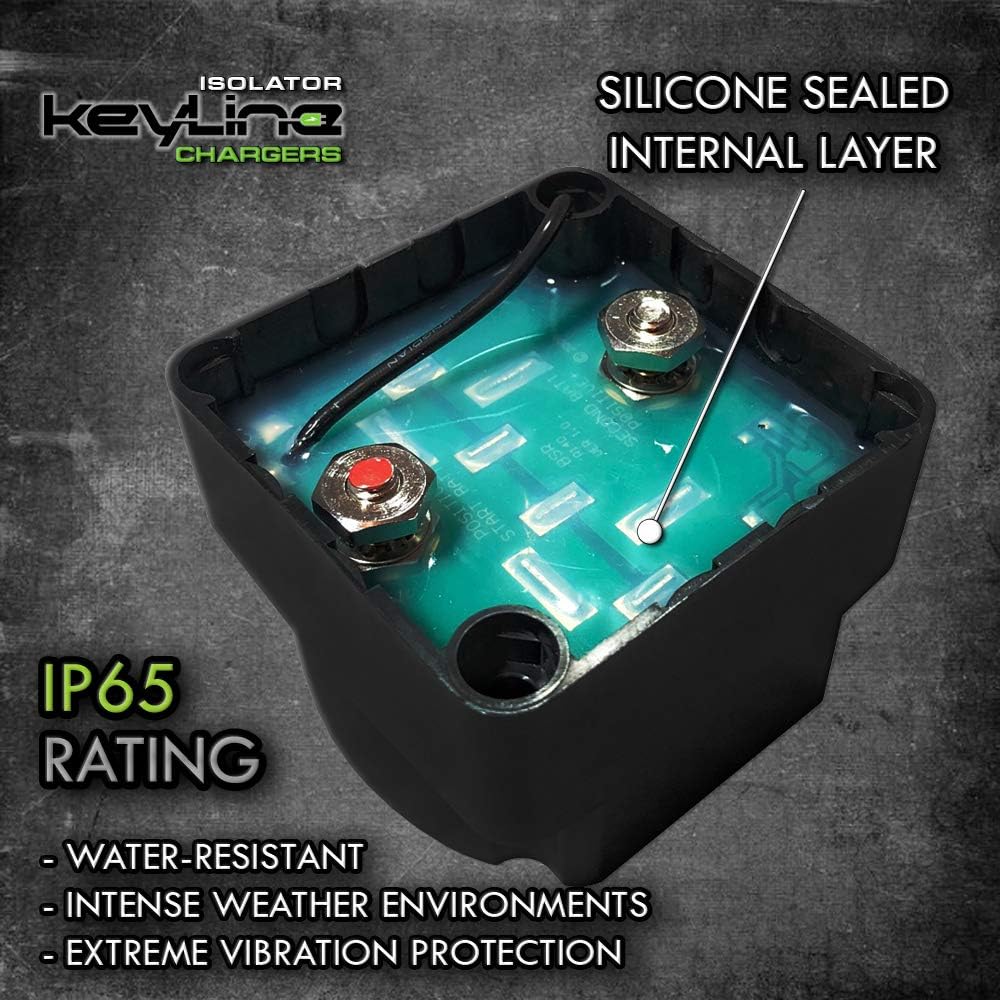 12V 140 Amp Dual Battery Smart Isolator Voltage Sensitive Relay J405