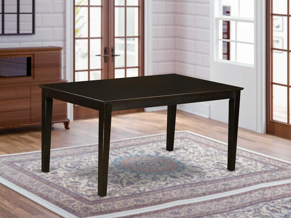 Rectangular Dining Table with Solid Wood Top K5722