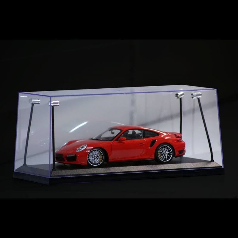 Display Case 1/18th LED Black D968