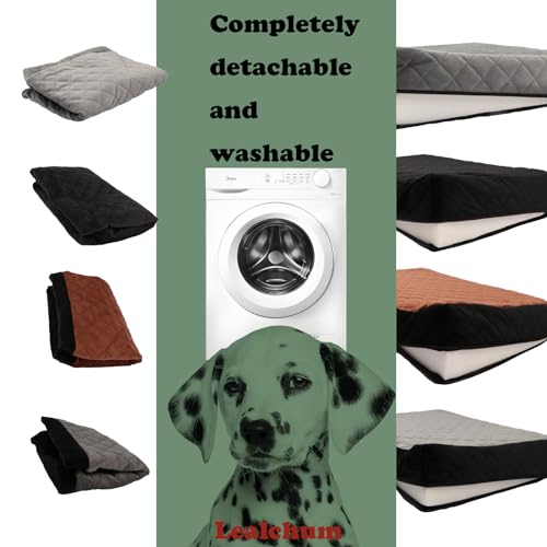 Large Dog Car Seat with Memory Foam Cushion and Storage Pockets (Black) P306483