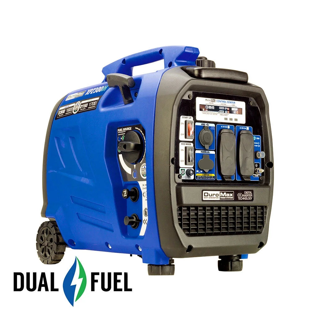 2,300 Watt Dual Fuel Inverter Generator with CO Alert M3478