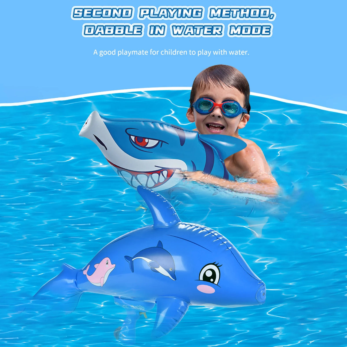 Blue Dolphin Inflatable Pool Hammer T182624