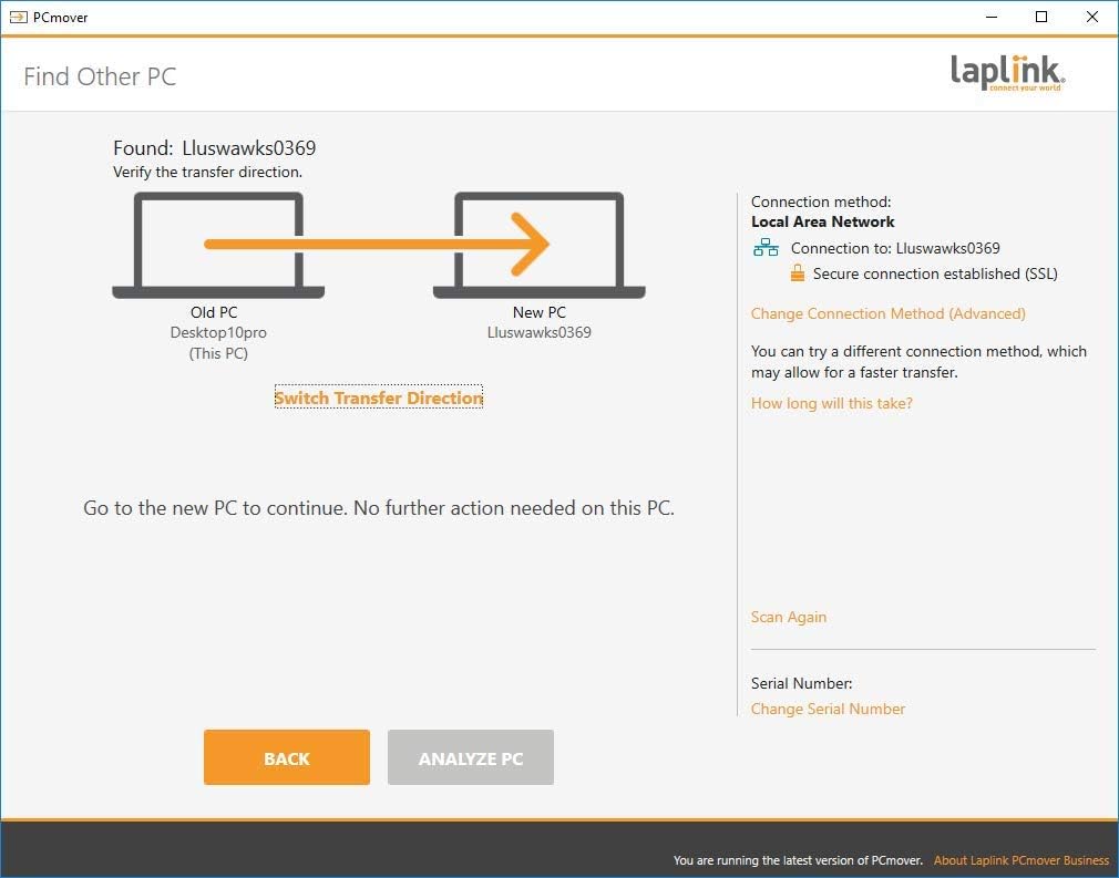 PCmover Business Technician License I7204