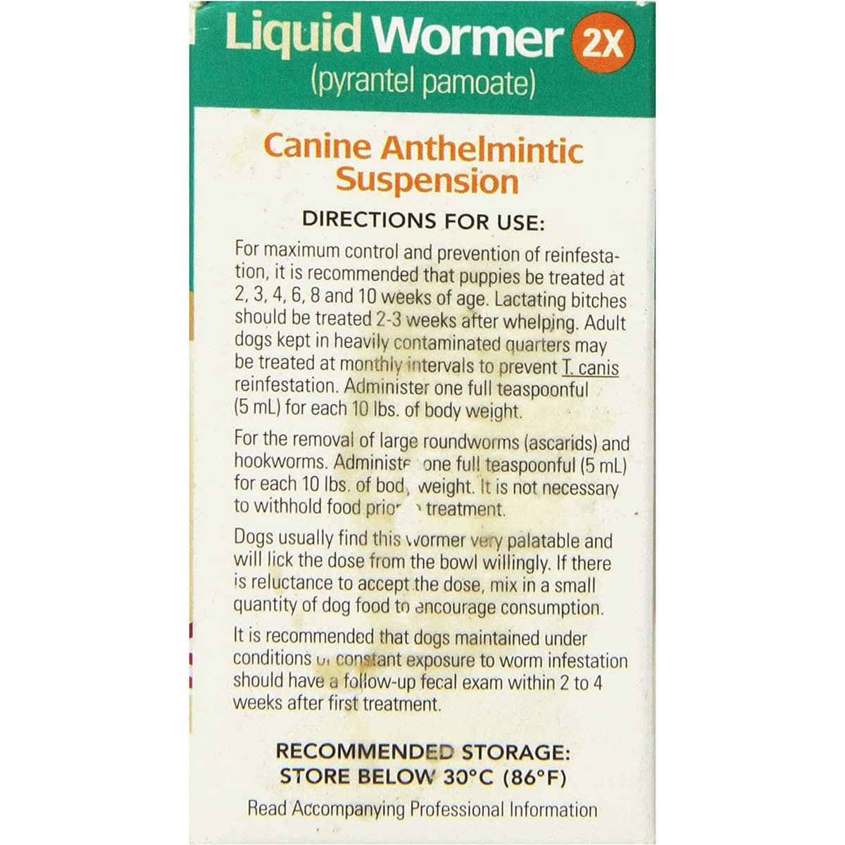 Liquid Dog Wormer 2X L390