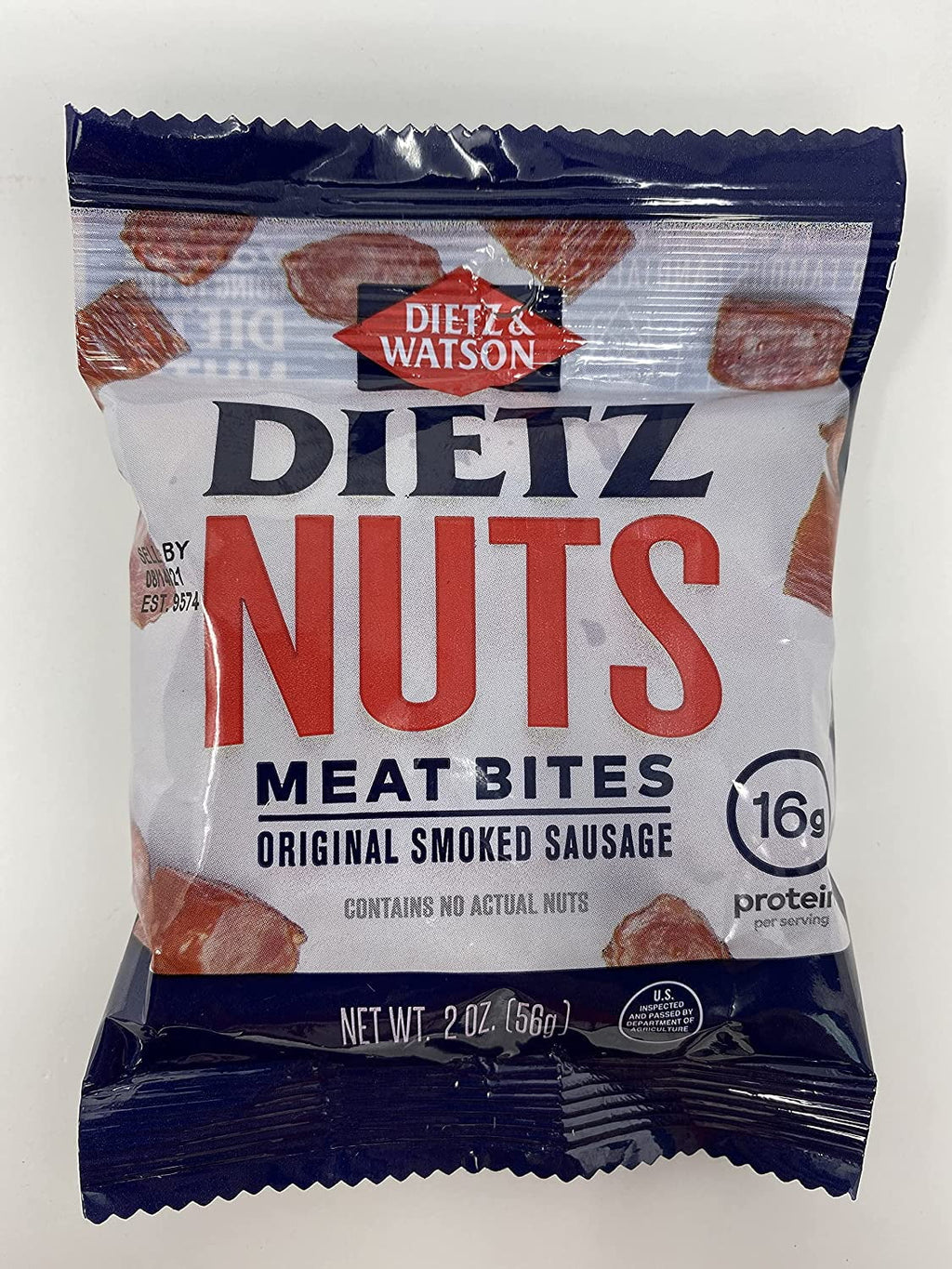 Beef Jerky Pork Jerky Meat Bites Smoked Sausage 5 Pk - 2 oz H77260