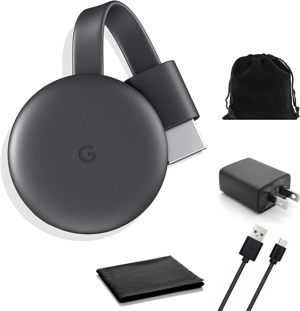 Streaming Device with HDMI Cable, Microfiber Cloth and Travel Carrying Pouch K876