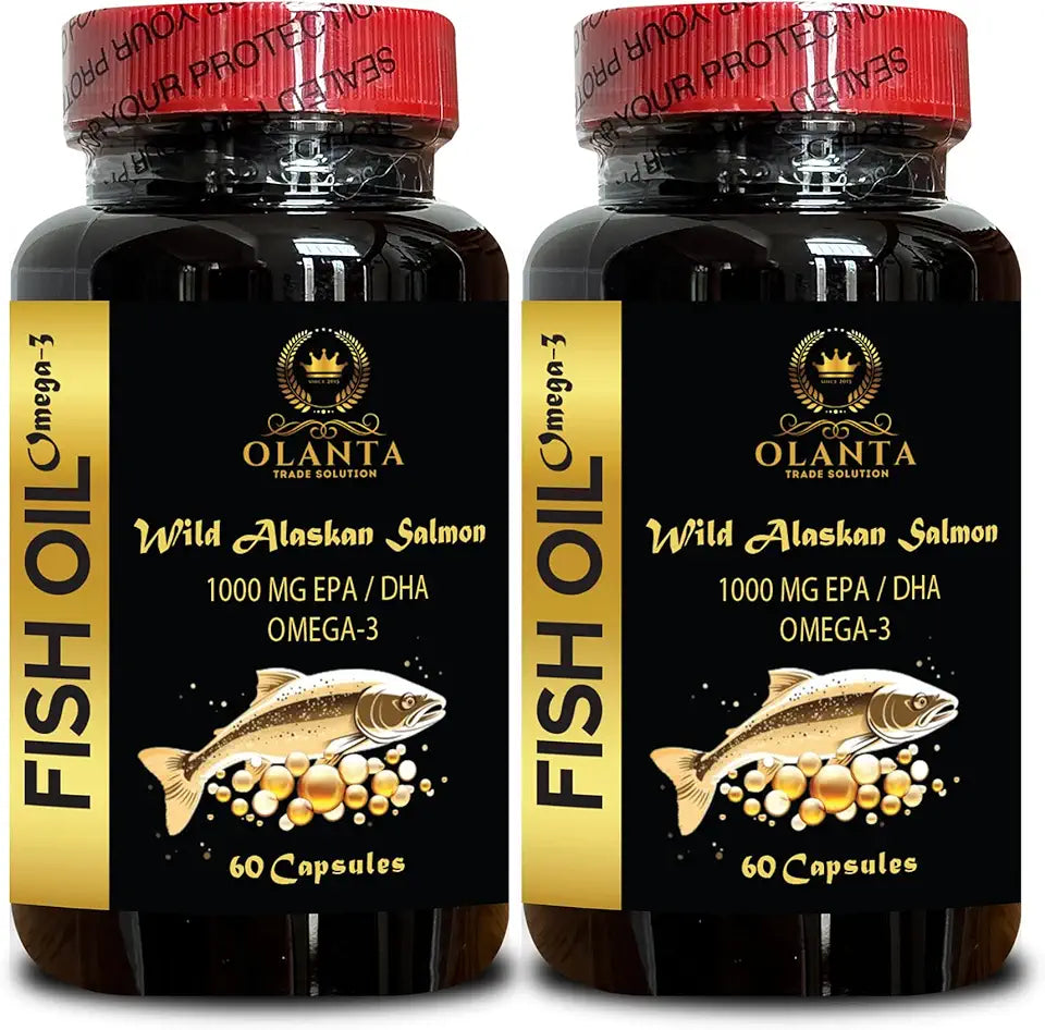Wild Alaskan Fish Oil Omega-3 EPA DHA Liquid Supplement 120 Softgels F858159