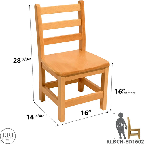 16" Seat Height Toddler Reading Chair 2-Pack T298