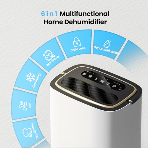 5000 Sq.Ft 50PT Dehumidifier with Hose H852033