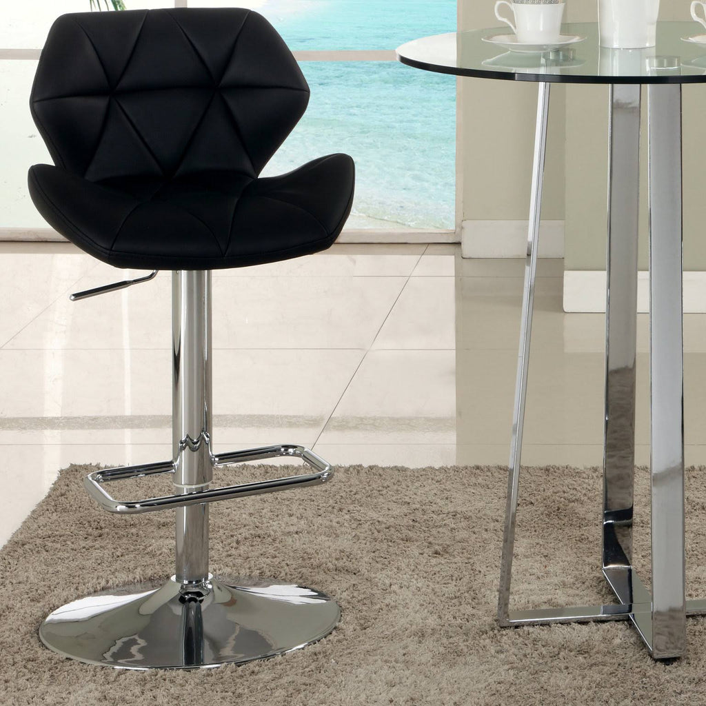 Black Swivel Height Stool E832003