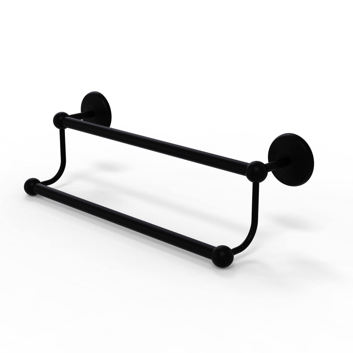 Matte Black Double Towel Bar D462