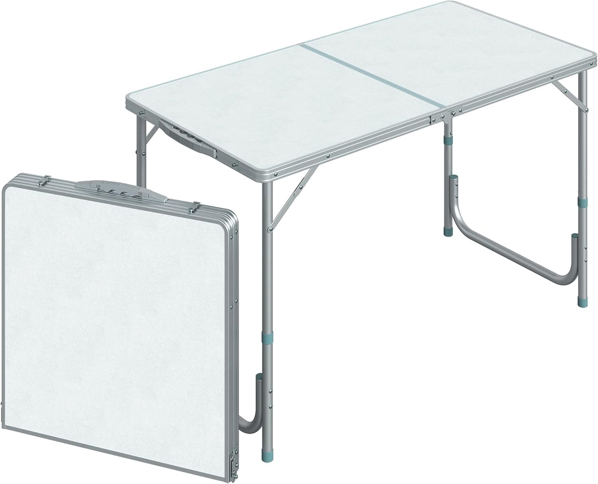 47 Aluminum Lightweight Portable Camping Table with Carry Handle T5662