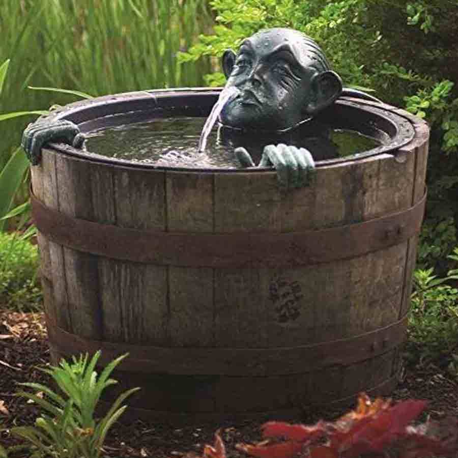 Man in Barrel Spitter T924