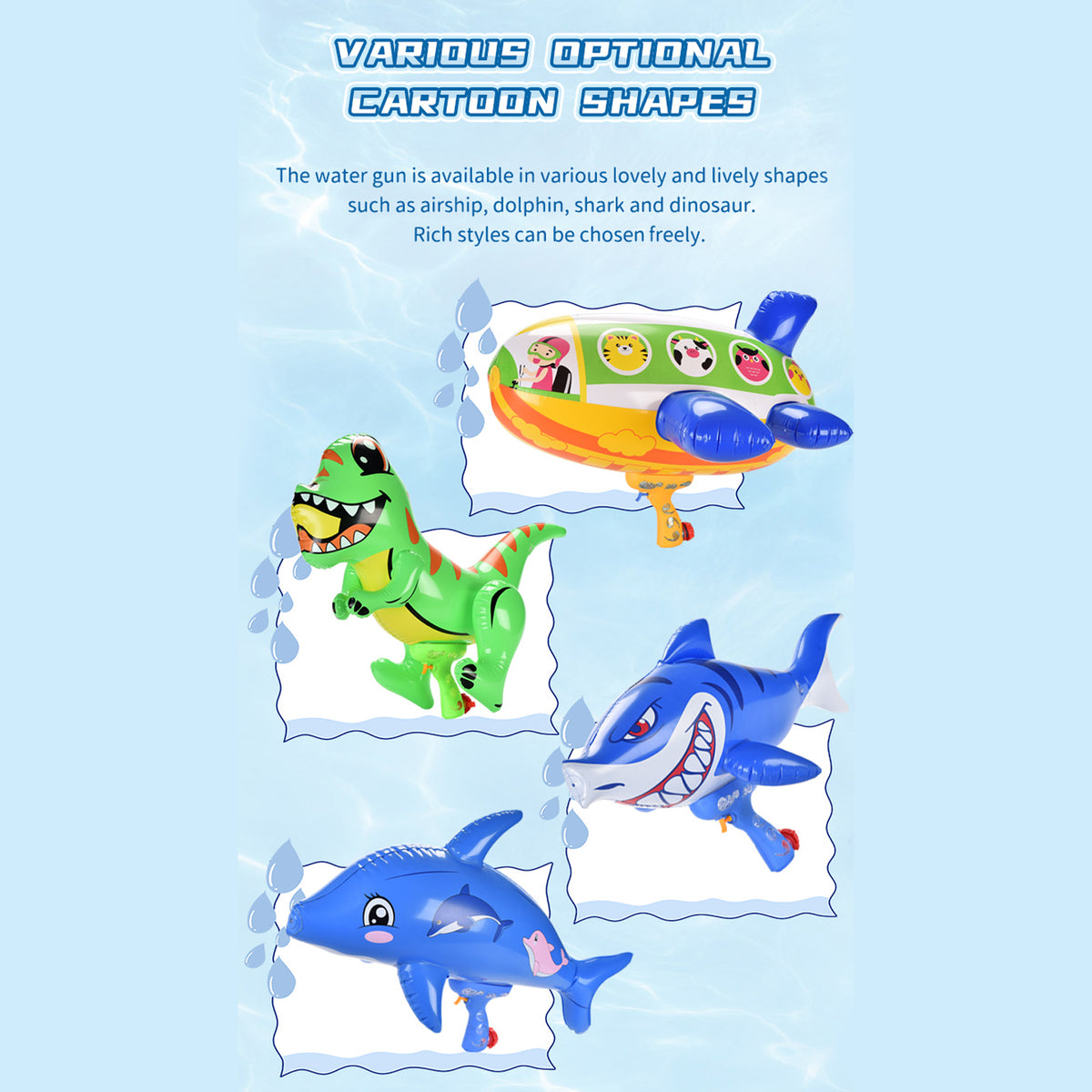 Blue Dolphin Inflatable Pool Hammer T182624