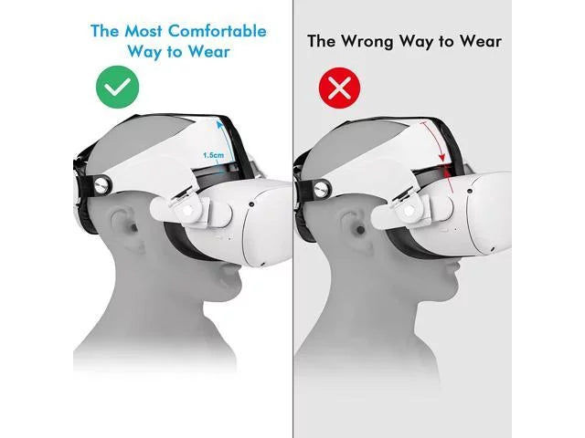 Adjustable Replacement Halo Strap for Oculus Quest 2 M98063
