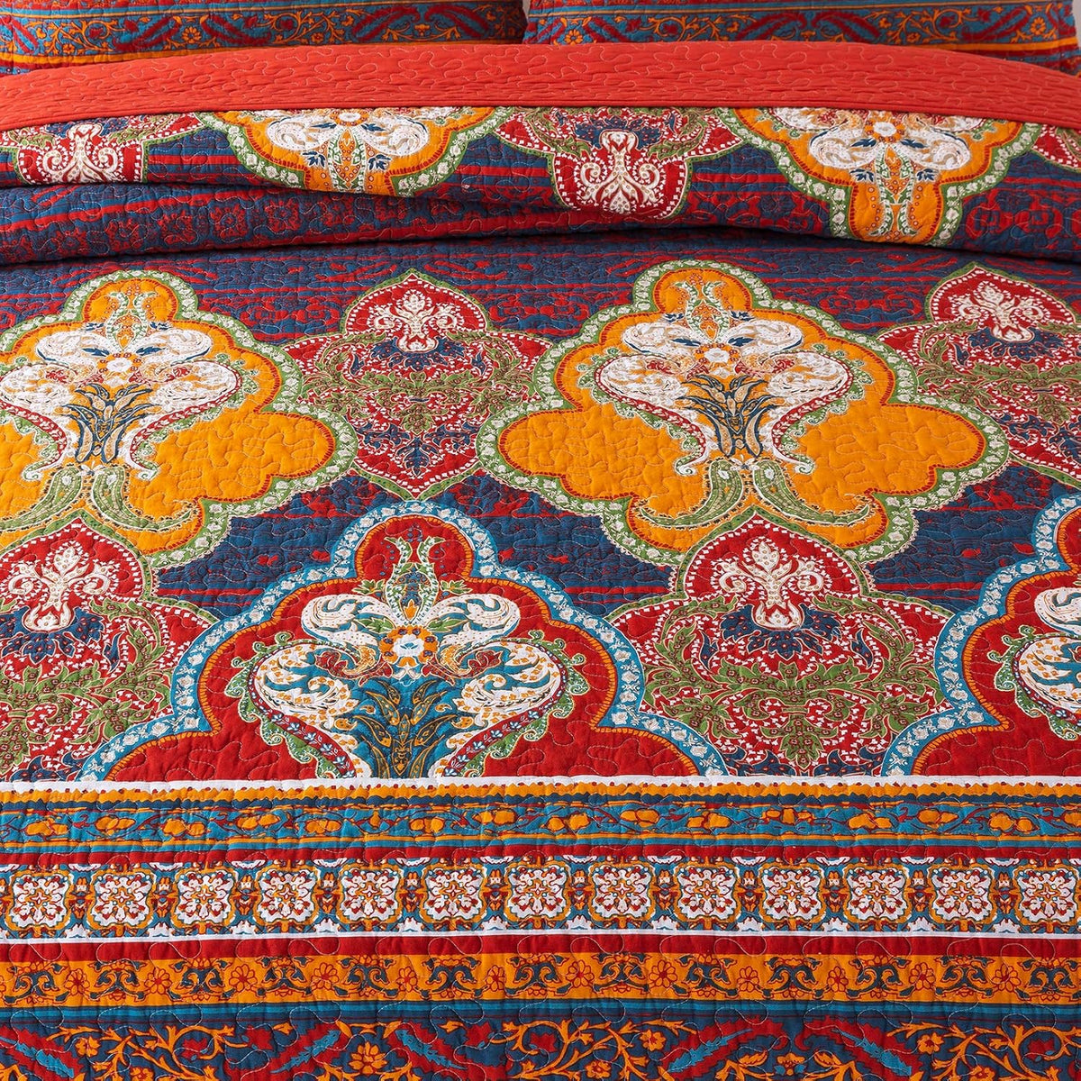 Cotton Bedspread Quilt Set E13010