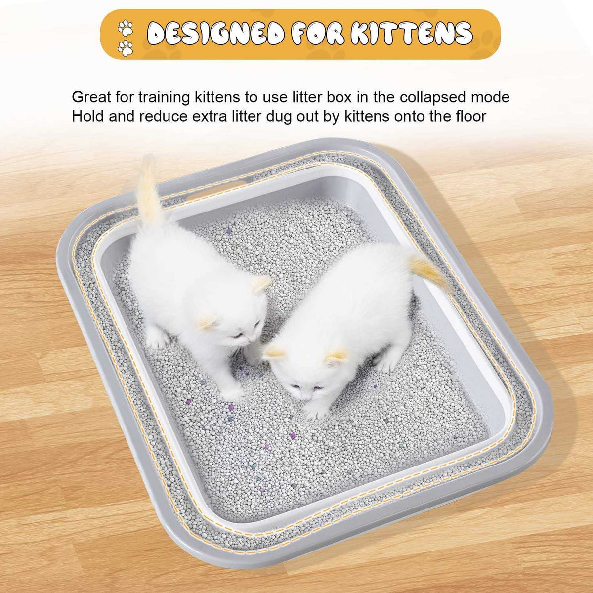 Senior Cat Litter Box Open Low Entry P8069