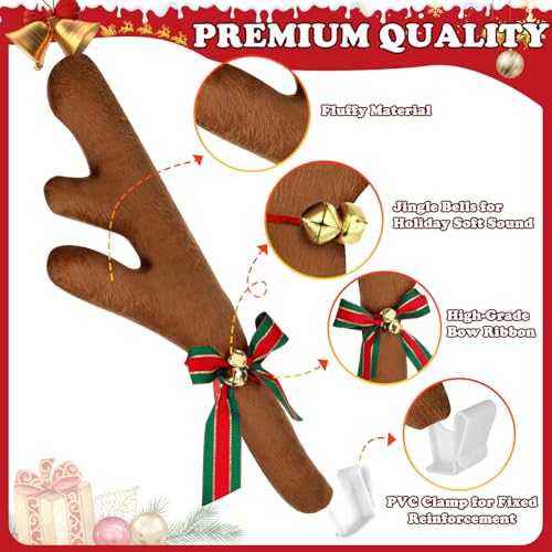 Reindeer Antlers for Cars Kit Nose and Tail S504