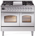 40 Dual Fuel Propane Gas Range Stainless Steel T6666