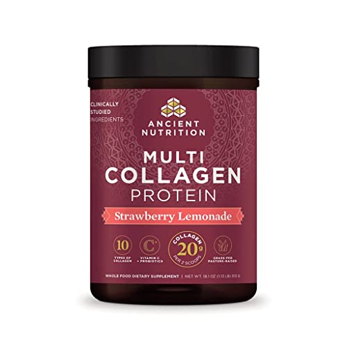 Collagen Protein Powder Strawberry Lemonade 45 Servings 18.1oz W10747