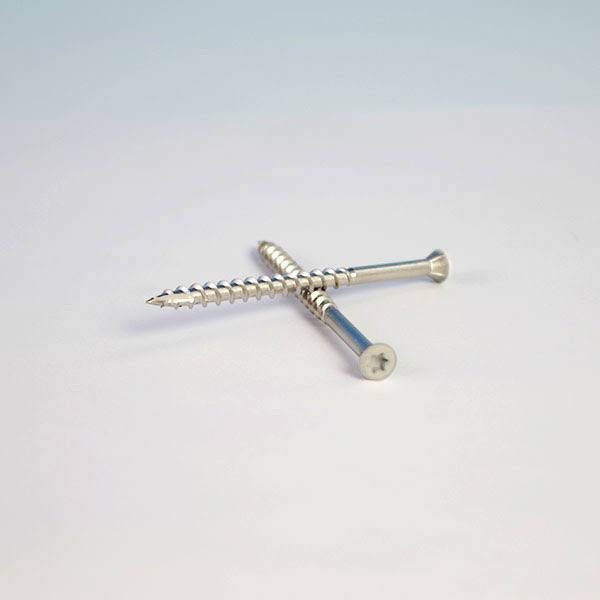 305 Stainless Steel Trim Head Deck Screws - Warm Gray - #7 x 1-5/8 in - 1050 Piece Contractor Pack D7139