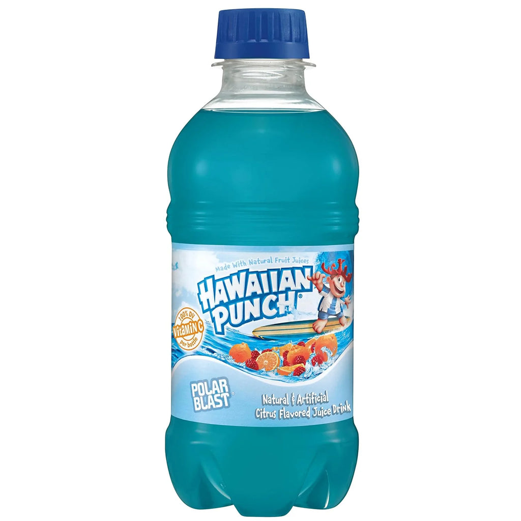 Hawaiian Punch Polar Blast Juice, 10 Fluid Ounce, 6 Count Bottles G83240