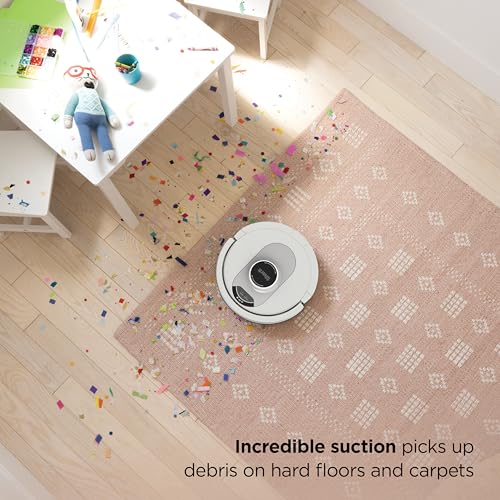 Voice Control Robot Vacuum with Home Mapping, Self-Empty Base, Cool Grey K37301