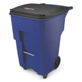 95 gal Blue Square Brute Rollout Container Z91051