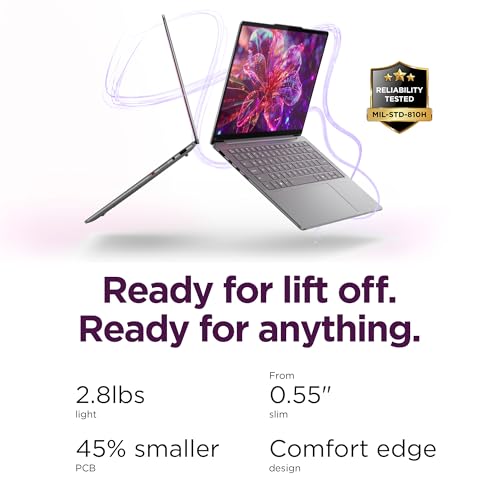 14" WUXGA OLED Display Laptop with Core Ultra 7 Processor 256V, 16 GB Memory, 1 TB Storage, Luna Grey Z36252