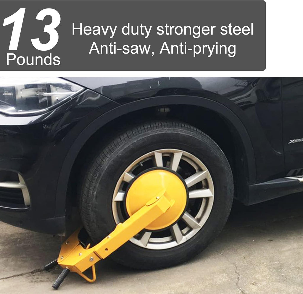 Wheel Lock Clamp Adjustable Tire Boot Lock Car Anti-Theft Lock Tire Claw Heavy Duty U933