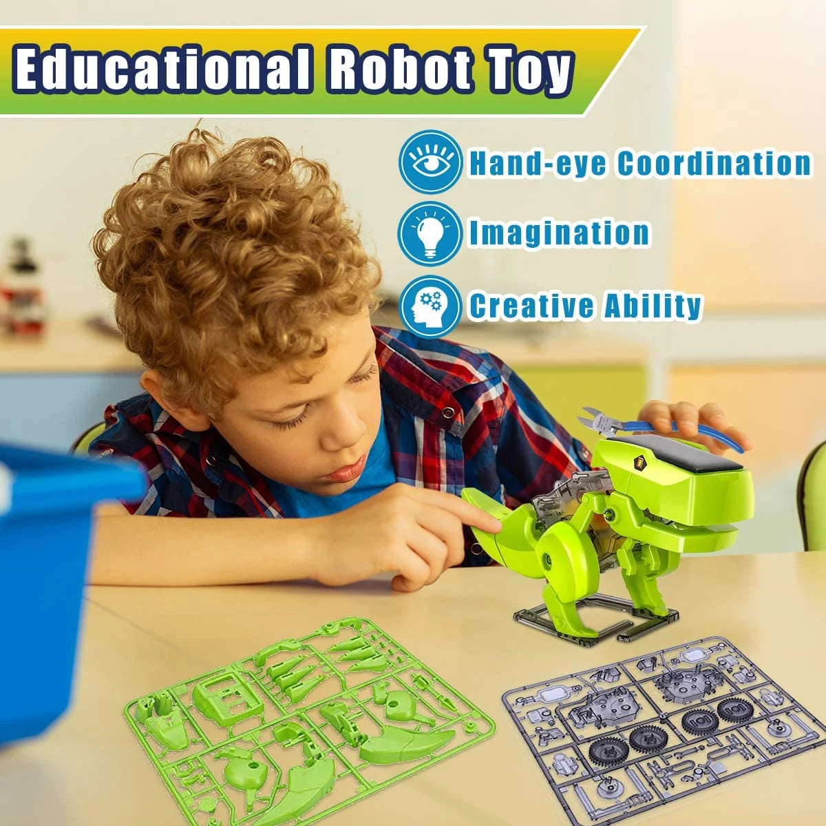 Solar Robot Kit 3-in-1 STEM Projects Robot Kit X23509