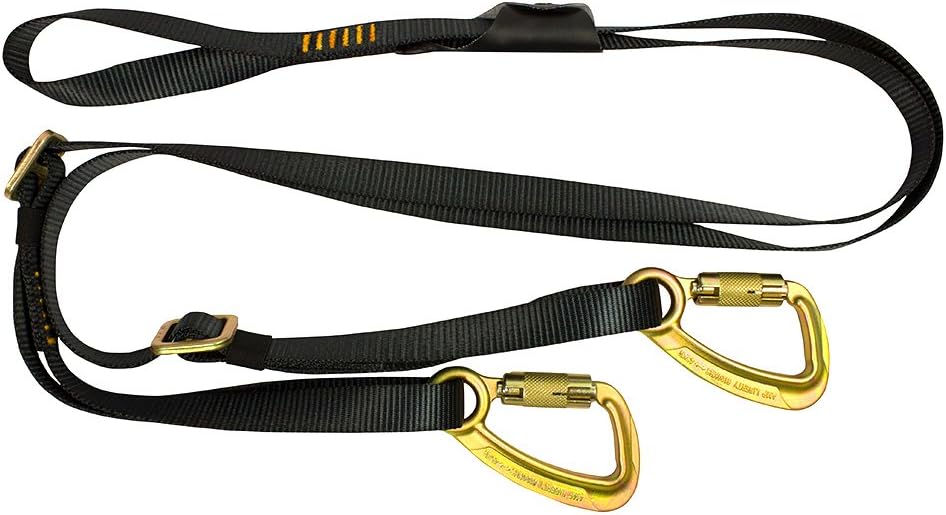 Black Zip Line Kit with Harness Lanyard Trolley R967