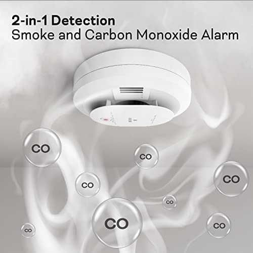 Hardwired Smoke & Carbon Monoxide Detector with 6 Hardwired Smoke Detectors M508