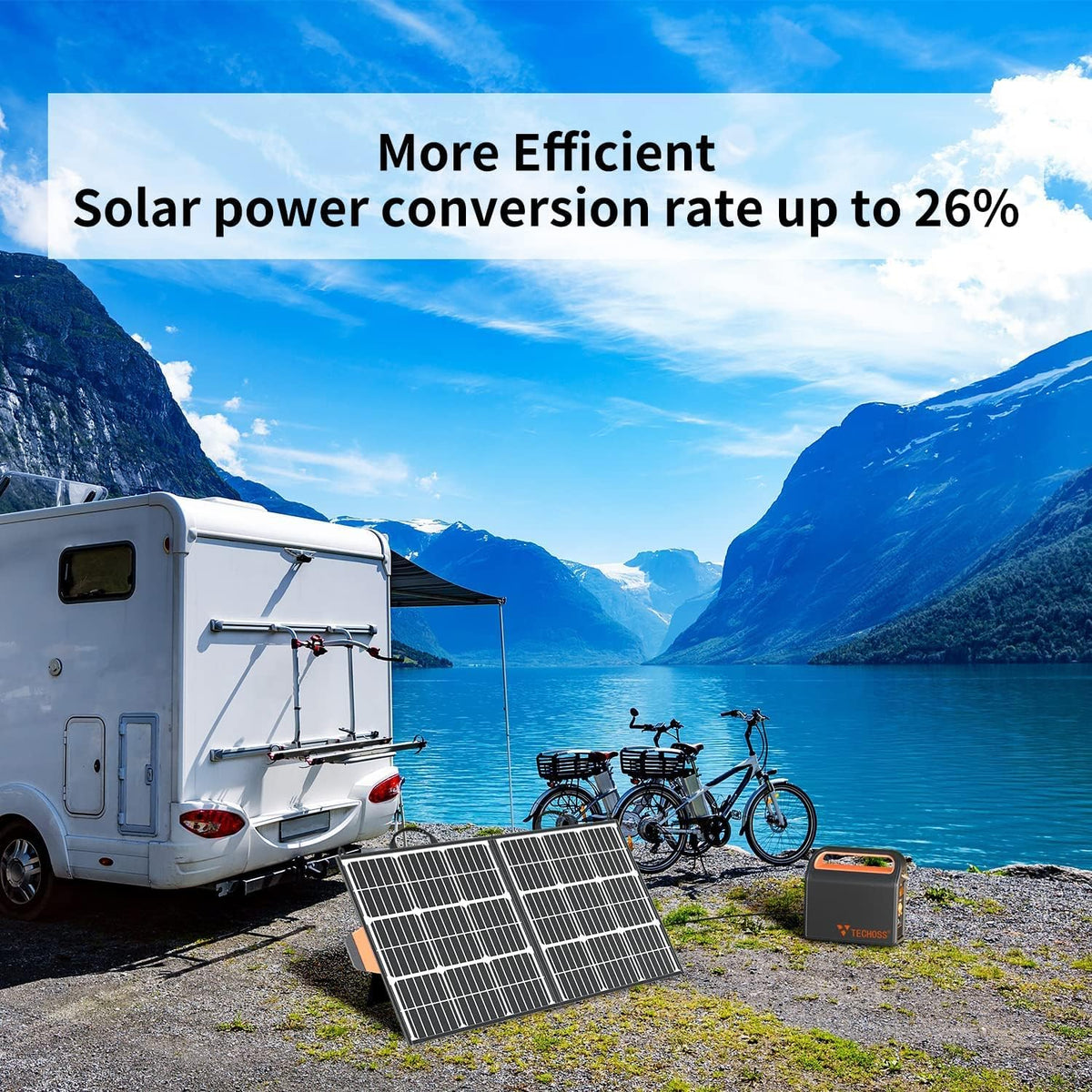 100W Portable Foldable Solar Panel with USB QC 3.0 & Type C Z93071