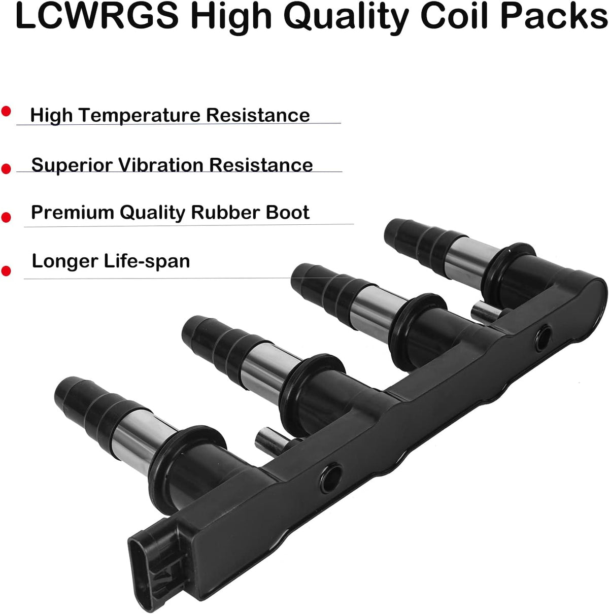 Ignition Coil Pack for Chevy Cruze Sonic Aveo Pontiac G3 2011-2018 1.6L 1.8L L4 Pack of 2 Q11773